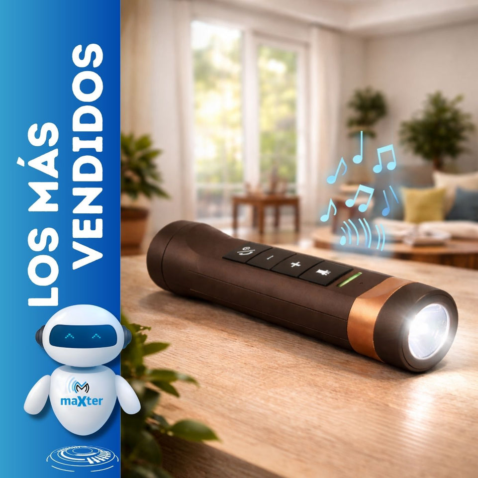 Bocina portátil multifuncional 4 funciones en 1 | MP-BIKEPBL