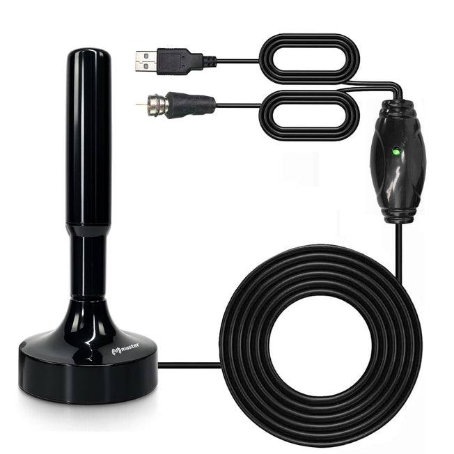 Antena HD Omnidireccional para TV Digital | Uso Interior/Exterior, Base Imantada | TVANT-STICK