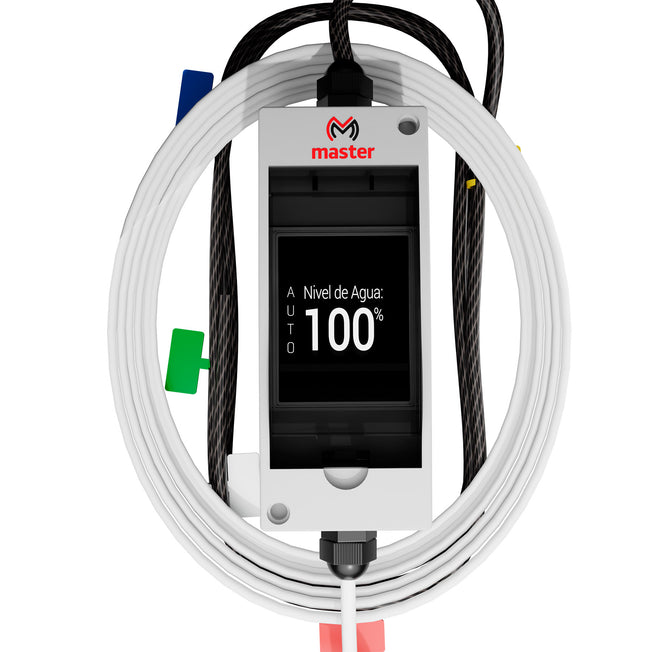 Controlador Inteligente de Bomba + Sensor Medidor de Nivel de Agua para Tinacos y Cisternas Automático y Manual | EASY-BOMB