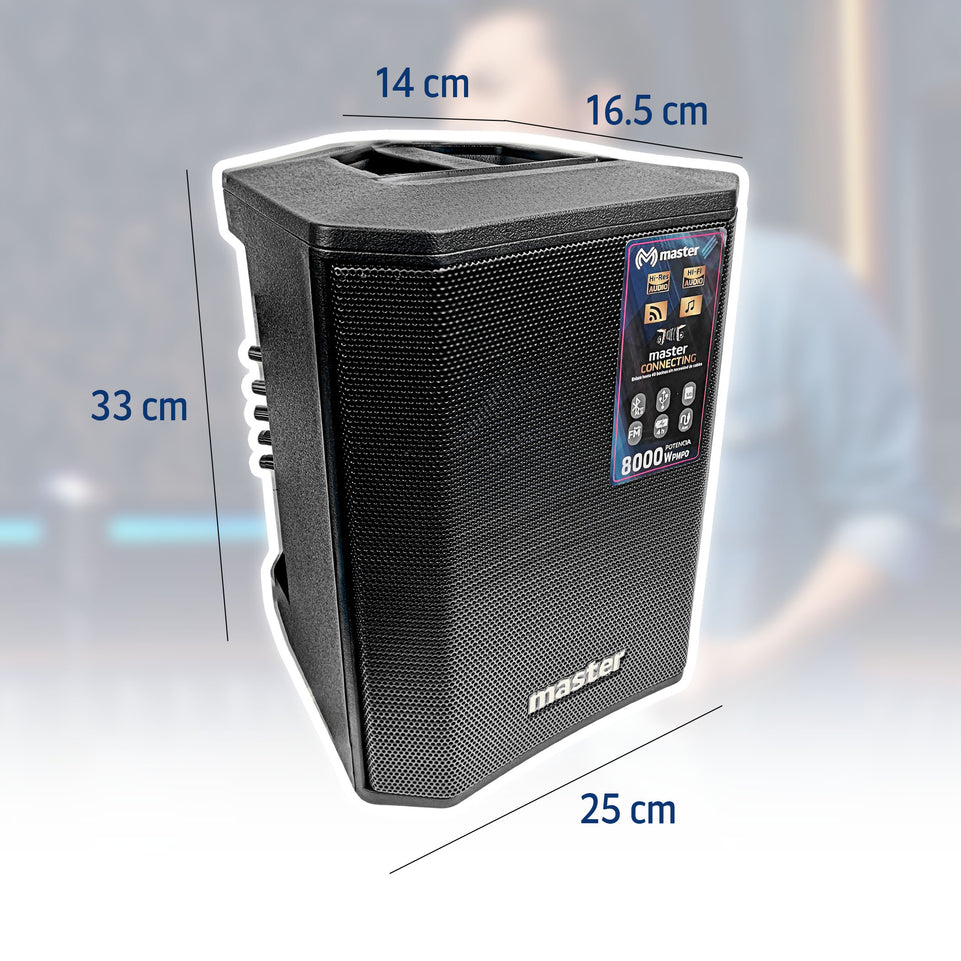 Reproductor de audio multiposiciones portátil 8000W | M1