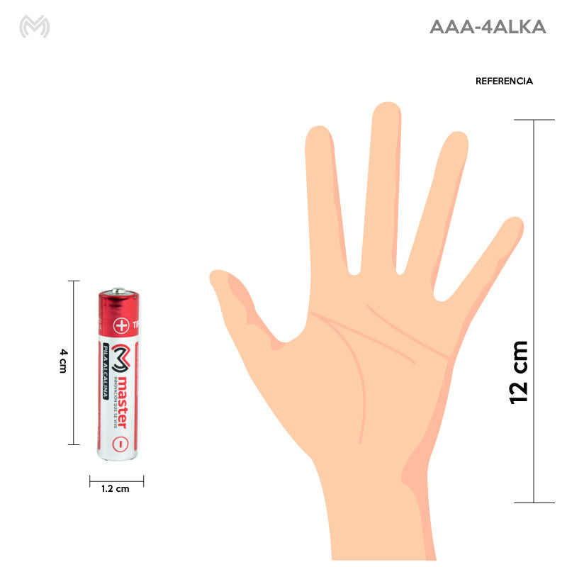 Baterías "AAA" alcalinas | AAA-4ALKA