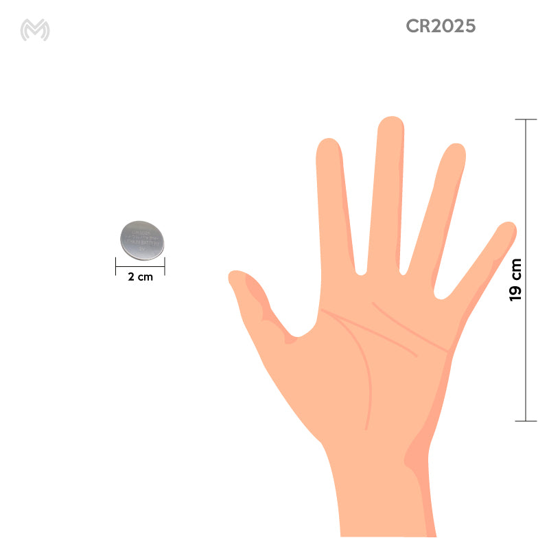 Batería de Litio Tipo Botón CR2025 3V