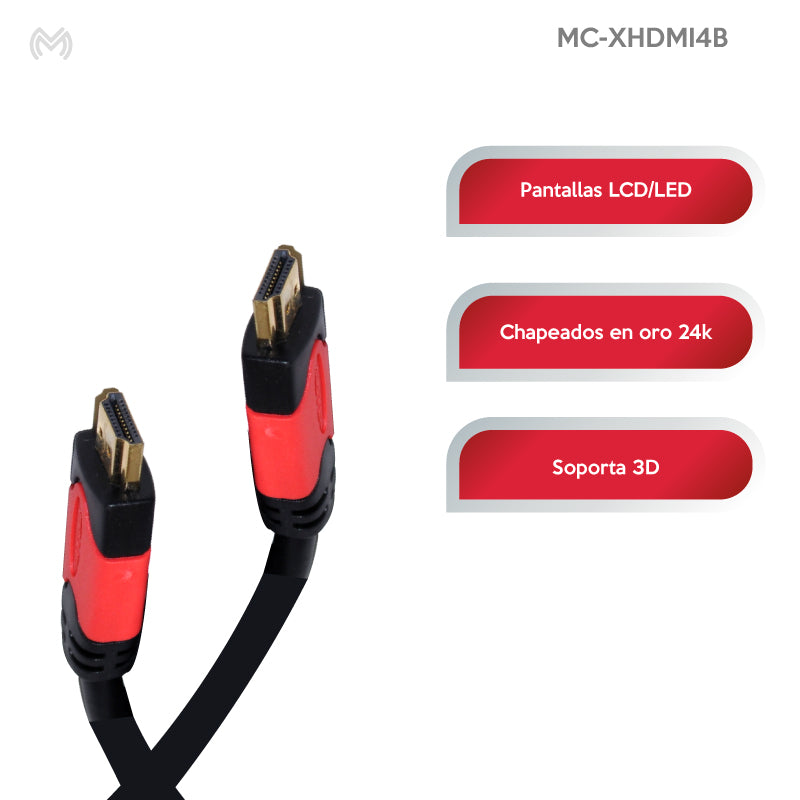 Cable para alta definición | MC-XHDMI4B
