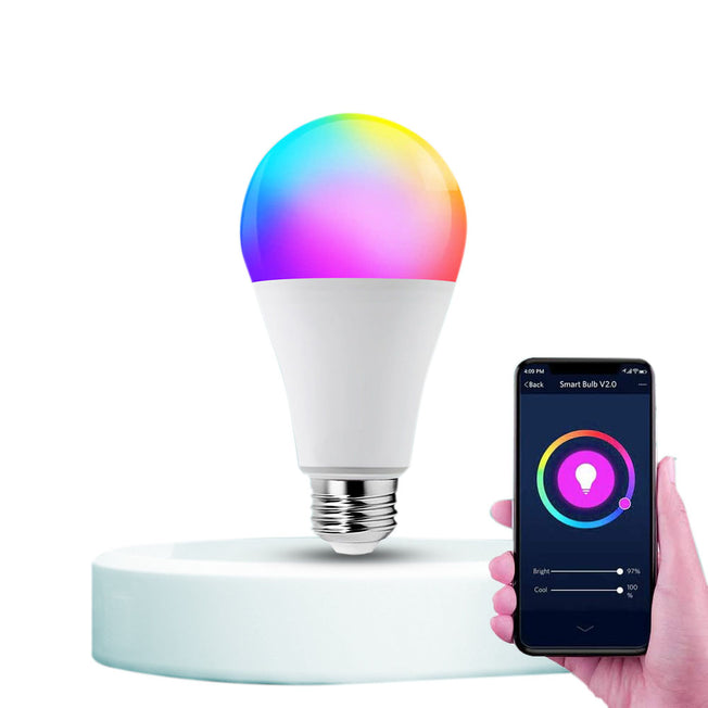 Foco RGB Inteligente 9W E27 Compatible con Alexa y Google | IOT-BULBRGB