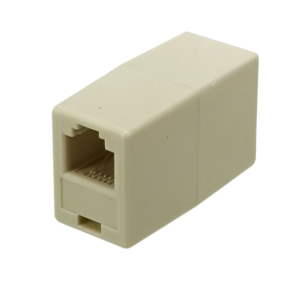 Cople de Línea Telefónica RJ11 | Conector 6P4C, Compatible con Teléfonos Fijos y Extensiones | MC-TE16