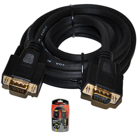 Cable de Video VGA a VGA 2 Metros Compatible con Monitores, Laptops y Proyectores | MC-VGA2