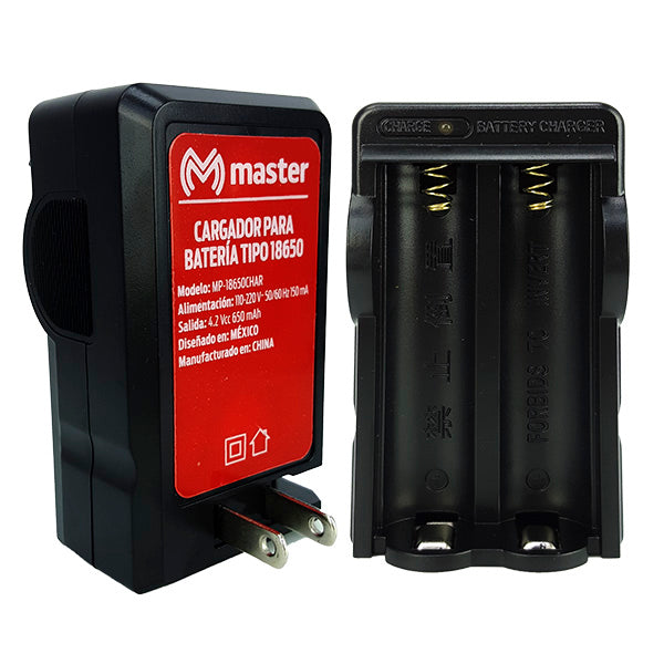 Cargador de baterías 18650 | MP-18650CHAR