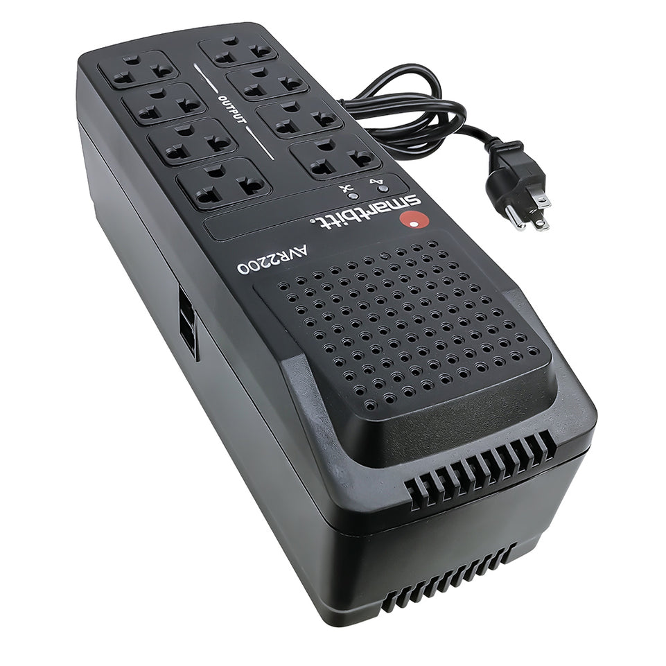 Regulador electrónico automático de voltaje | MP-REG2200X8