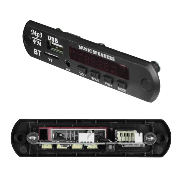Modulo reproductor MP3 Bluetooth Radio FM USB + Tarjeta Micro SD