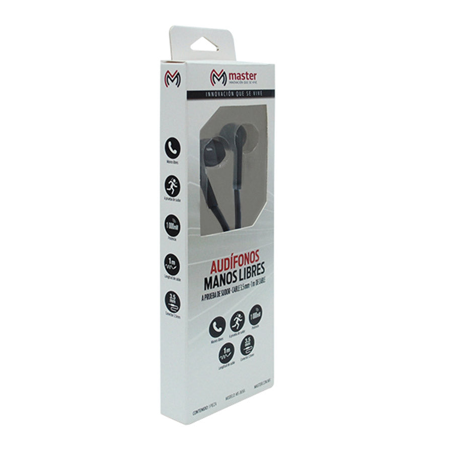 Audífonos tipo chícharo | MS-365B