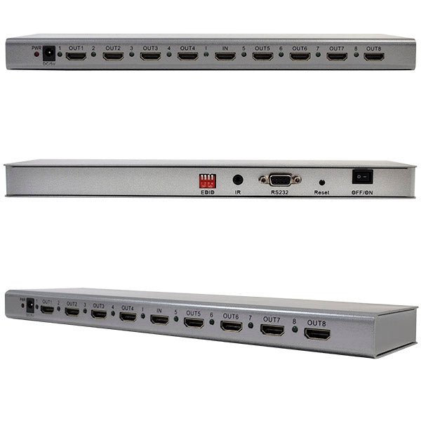 Divisor de Señal HDMI MV-HDMISP1-8-2.0 8 Salidas