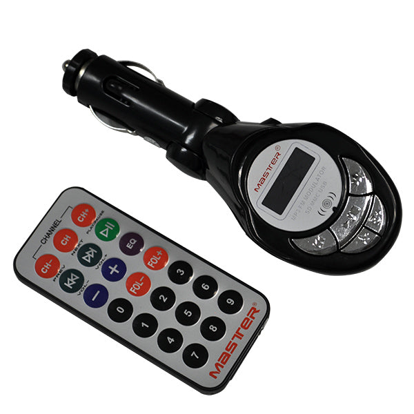 Transmisor FM Bluetooth para Auto con Reproductor de Música y Puerto USB | RF-TRANS USBR