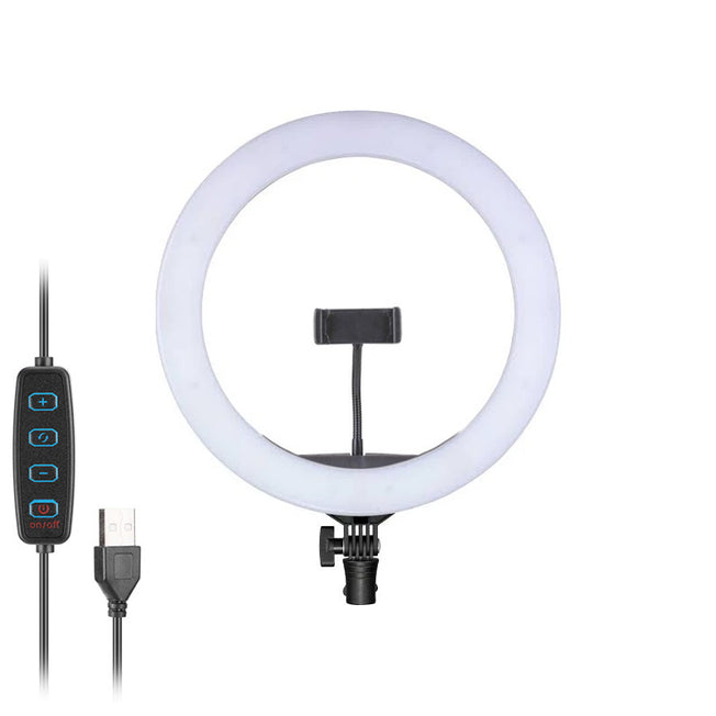 Lampara Aro De Luz Led De 10 Pulgadas Con Control | ML-RING10