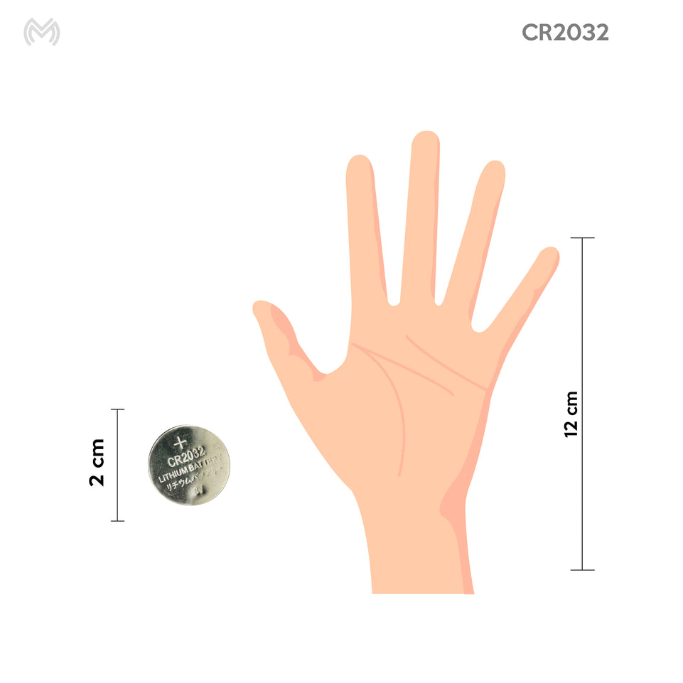 Batería de Litio Tipo Botón CR2032 3V