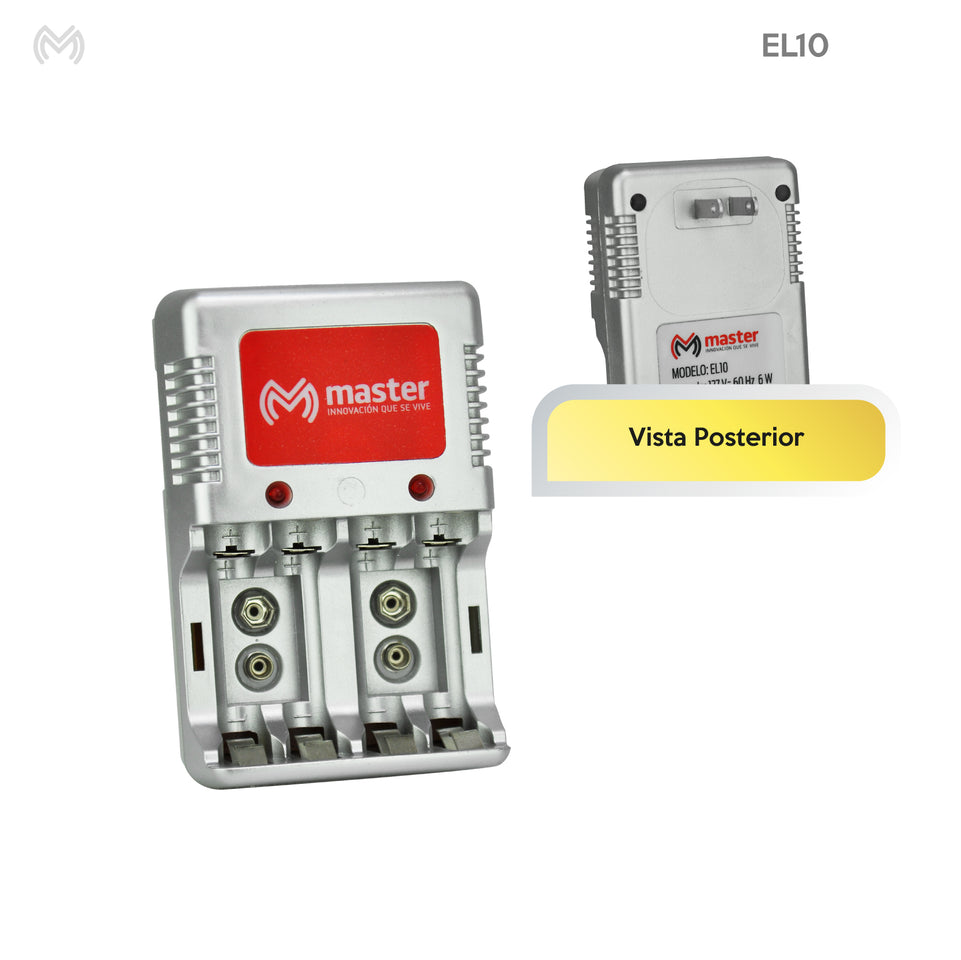 Cargador de Baterías AA, AAA y 9V – 6W