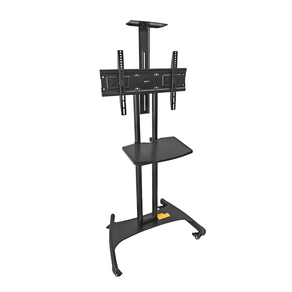 Soporte Móvil de Piso para Pantallas con Repisa