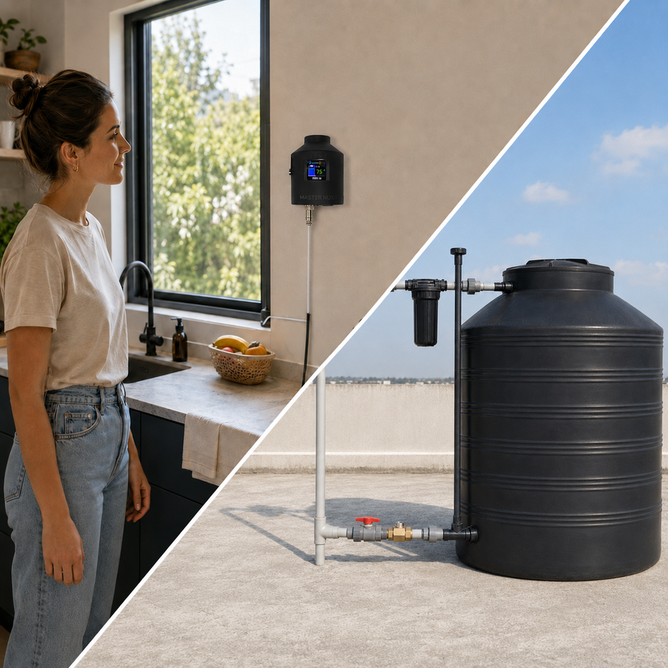 Medidor Sensor Consumo Agua Tinaco Cisterna WiFi | Caudalímetro | Mide litros, Metros Cúbicos y Costo en Dinero | Tiempo Real | App IoT | Hogar y Negocio | Dias de Consumo CONNECT-FLOW1