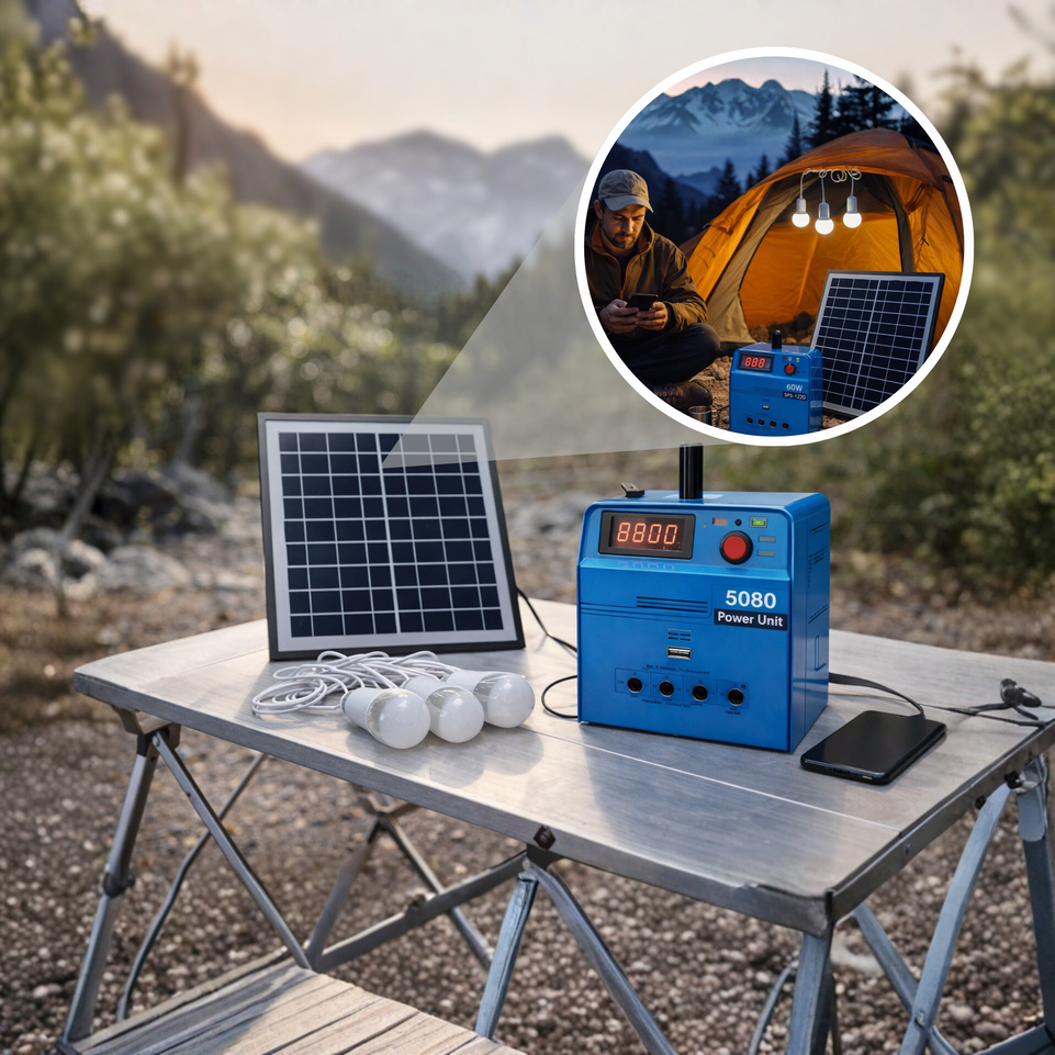 KIT SOLAR 30W FOCOS RADIO USB - MP-KIT30W