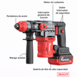 Rotomartillo Eléctrico 21V 28 mm  para Concreto | 3B4529