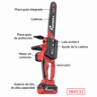 Motosierra Inalámbrica 21V sin Carbones 12”  Alta Potencia | 3B4532