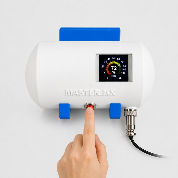 Medidor Gas LP 15m litros Exactos Alerta Sin WiFi | PUSH-GAS