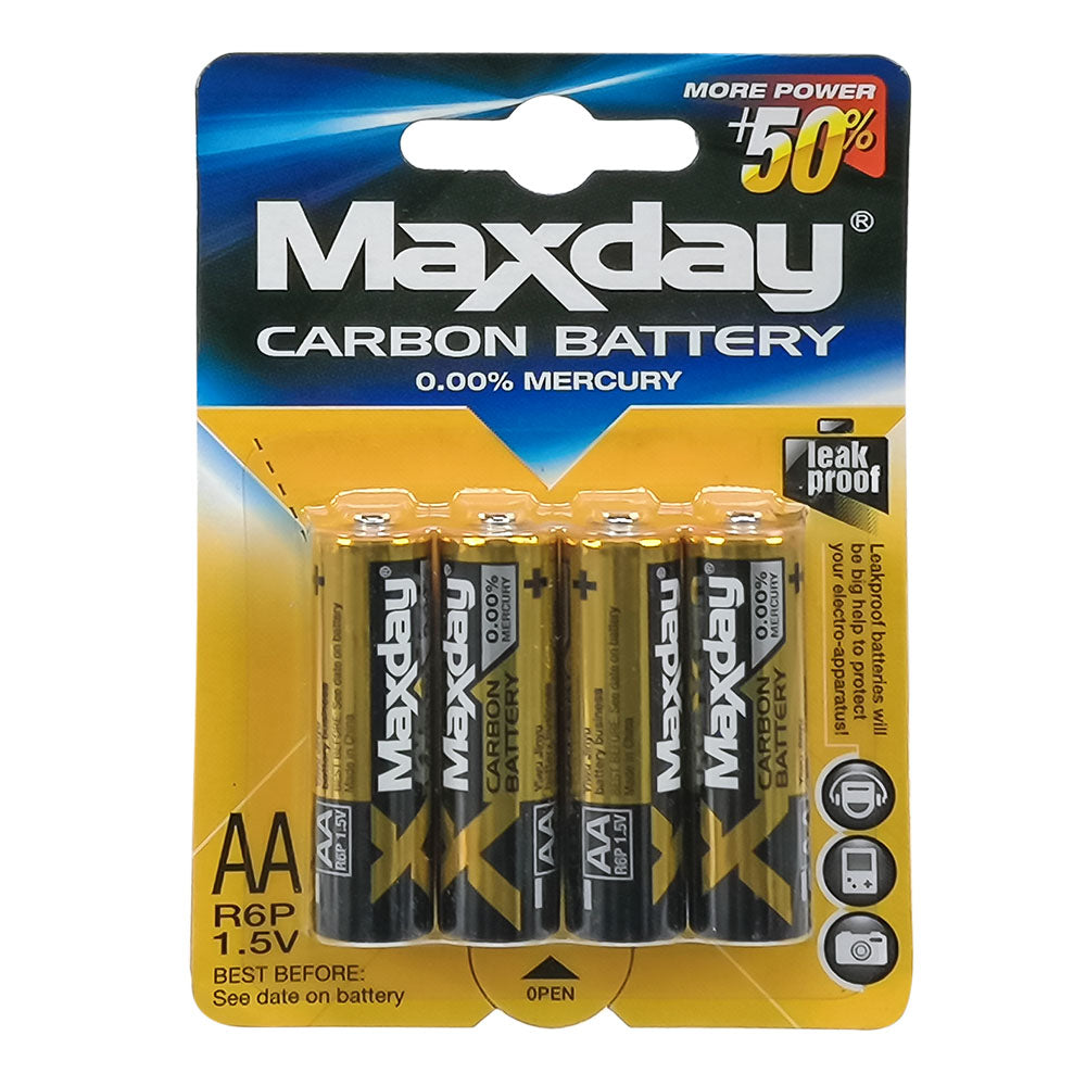 Baterías alcalinas AA 1.5Vcc | AA-4ALKA