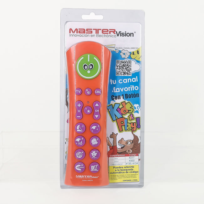 Control Remoto para Niños con Botones de Acceso Directo a Canales | CANAL-DIRECTO