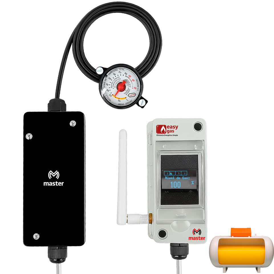 Sensor Medidor Inteligente de Nivel de Gas WiFi Monitorea Tanque Estacionario desde App | CONNECT-GAS