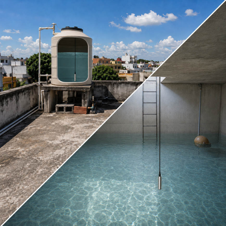 Medidor Sensor Pro Agua Tinaco Cisterna Wi-fi | CONNECT-WATERPLUS