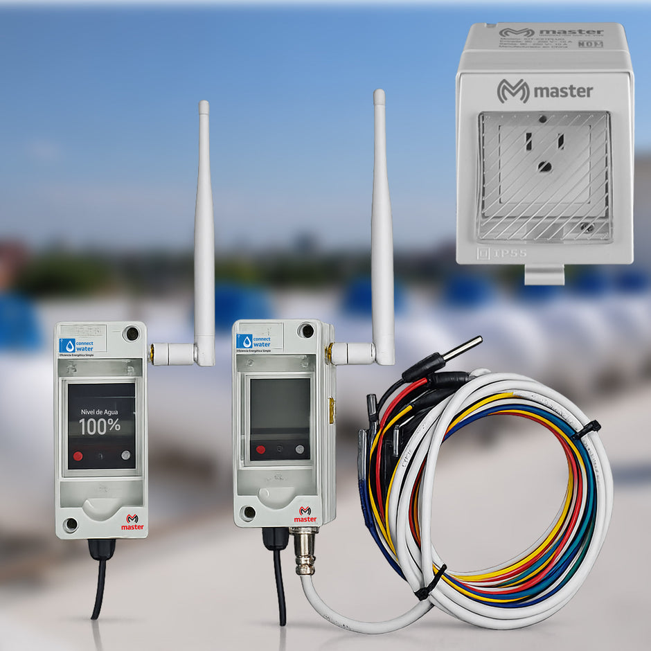 Kit de conexión sensor de nivel de agua WiFi + contacto exterior inteligente
