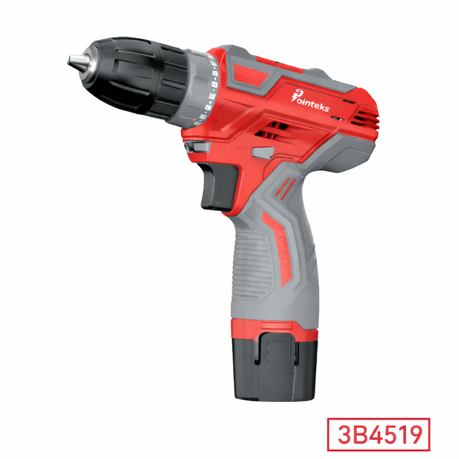 Taladro Inalámbrico 12V 30Nm con 2 Velocidades y Luz LED Compacto y Potente |  3B4519