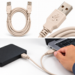 Cable USB 2.0 Tipo A Macho a Macho de 1.5 metros - CA-66