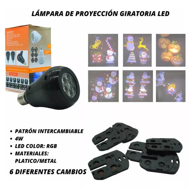 PROYECTOR LED CON CARTUCHOS INTERCAMBIABLES - ML-BULBPRJCT