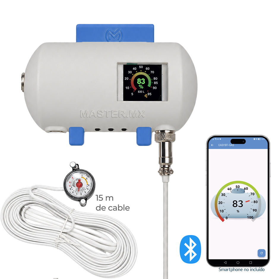 EASY-GAS PRO - Medidor de nivel de gas para tanque estacionario