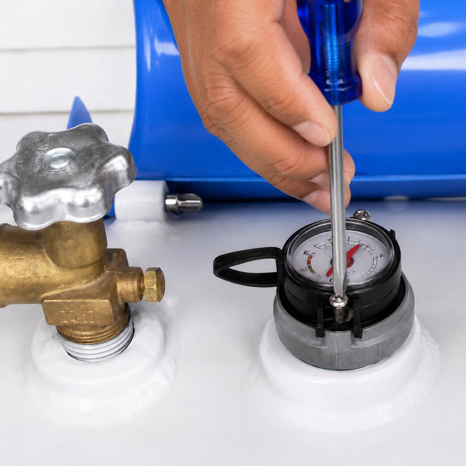 Medidor de gas LP para tanque estacionario sin Wifi Tiempo Real | EASY-GASPRO