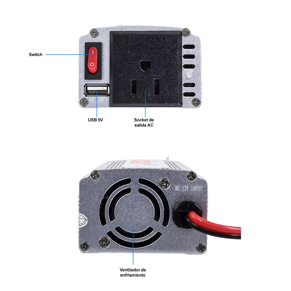 Inversor de voltaje | EL-INV150W