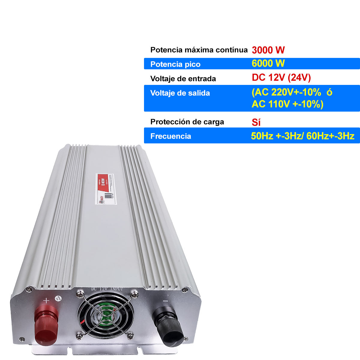 Inversor 3000W, 110V | EL-INV3KW