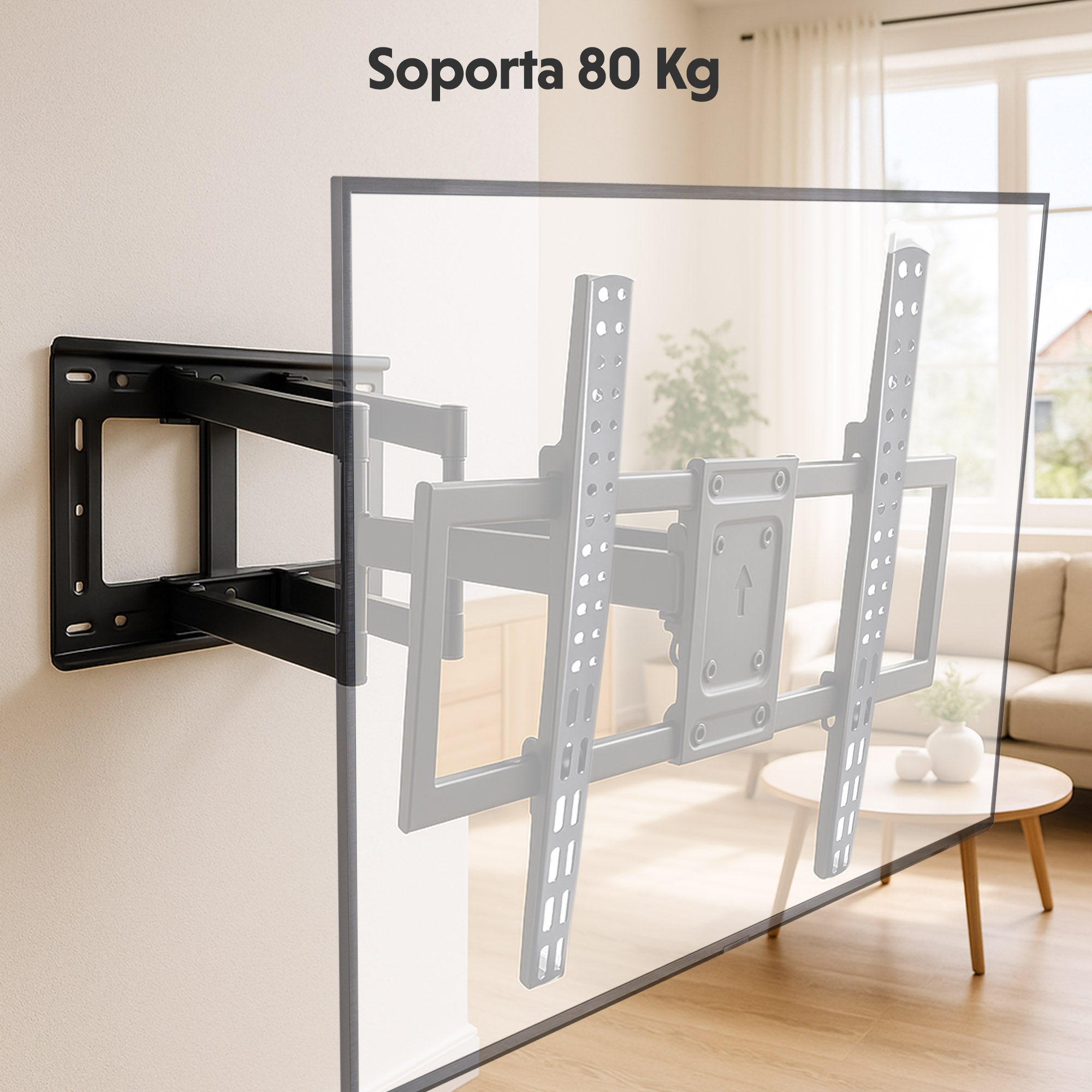 Combo Soporte de brazo para pantallas de  60