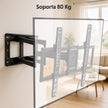 Combo Soporte de brazo para pantallas de  60