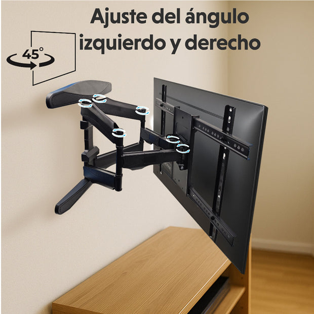 Soporte de Pared con Brazo Extensible 55”–85” para TV y Pantallas | HO-ARML55-85