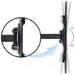 Soporte Móvil con brazo para TV y Pantallas 40”–75” | Altura Ajustable y Base de Acero | HO-ARML90