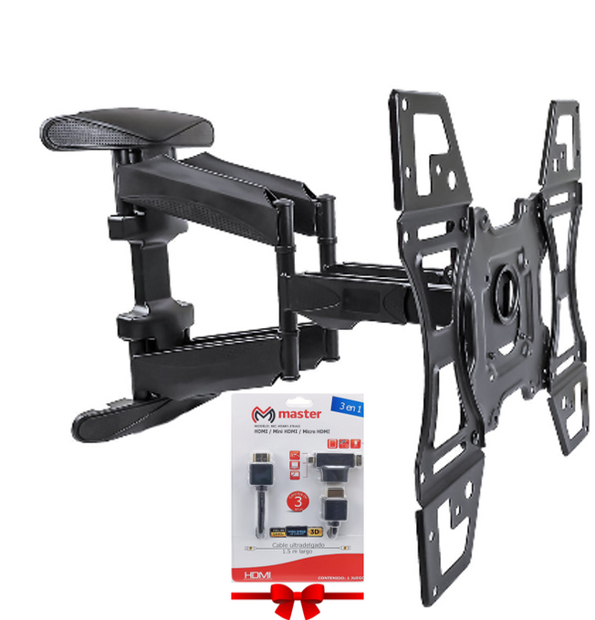 Soporte de Pared con Brazo Articulado para Pantalla de TV | HO-ARMLUX