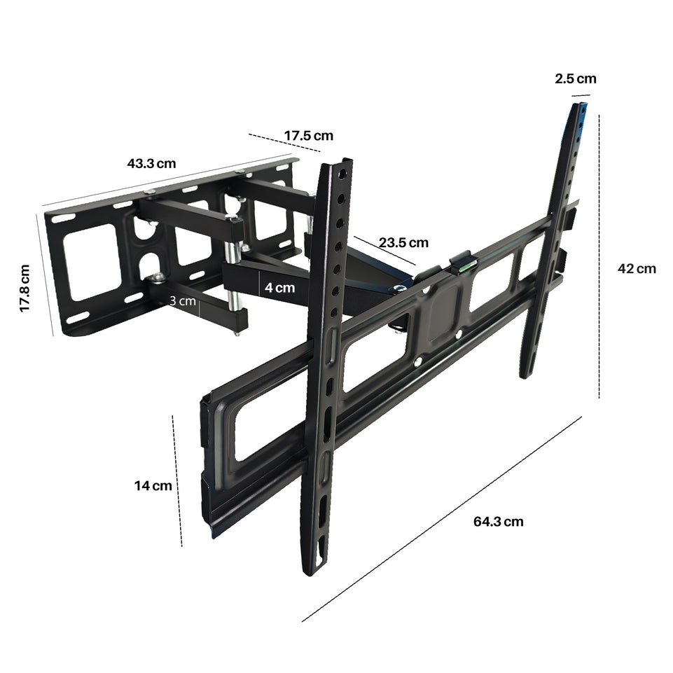 Soporte de Pared con Brazo Articulado 32”–70” para TV y Pantallas | HO-ARMT32-70