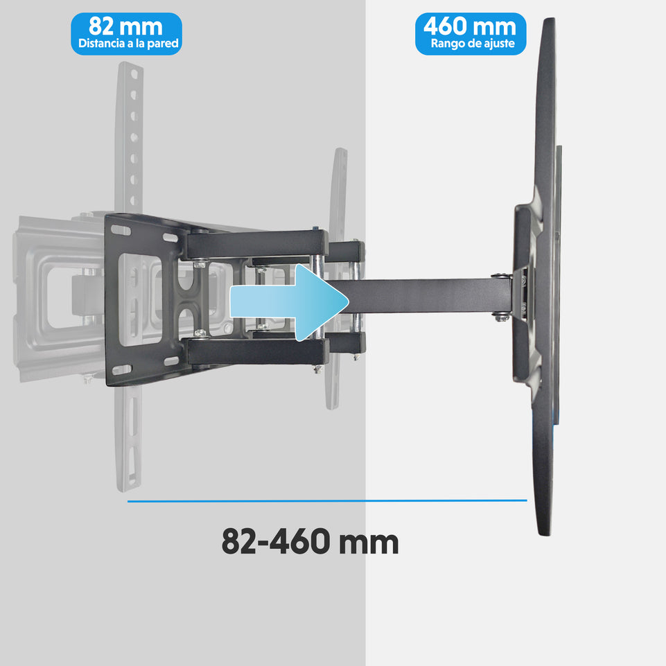 Soporte de Pared con Brazo Articulado 32”–70” para TV y Pantallas | HO-ARMT32-70