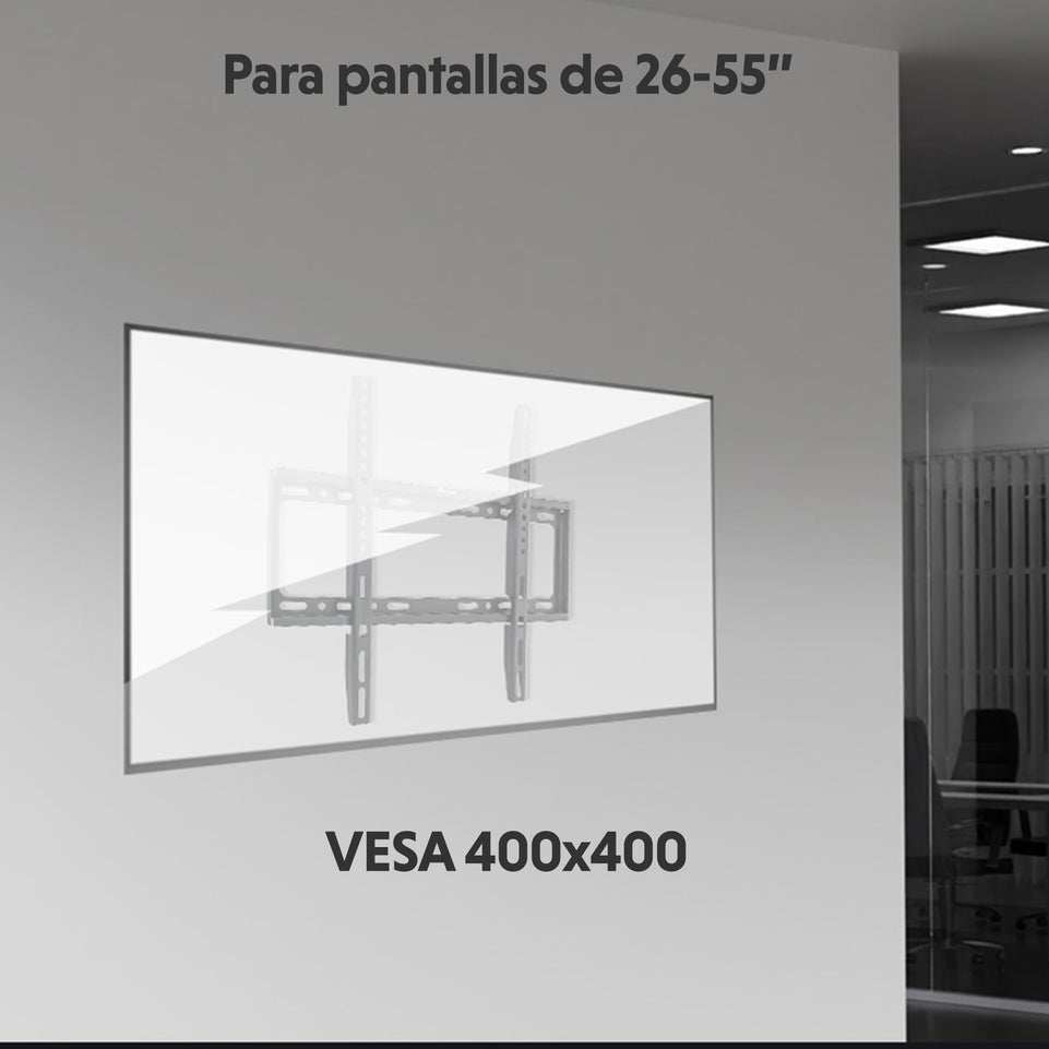 Soporte de Pared Fijo para Pantalla de TV 26”–55” | HO-LCD26-55F