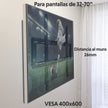 Soporte Fijo de Pared para TV y Pantallas 32”–70” | Instalación Segura | HO-LED32-70