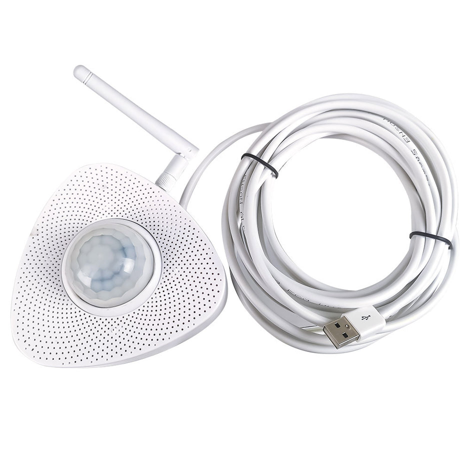 Controlador de Ambiente 6 en 1 con Sensores de Movimiento, Gas, Humo, Ruido, CO y Control de A/C | IOT-6IN1