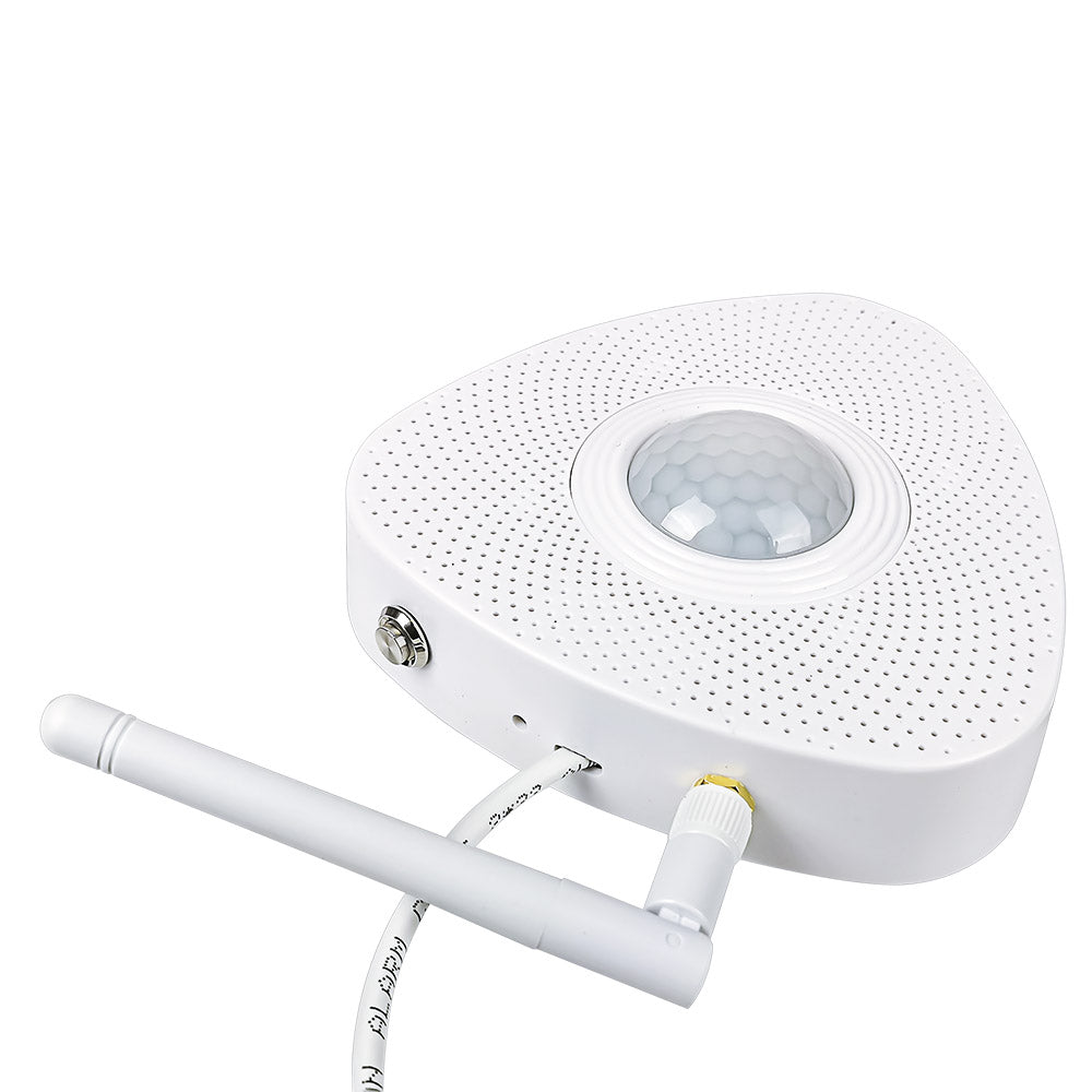 Controlador de Ambiente 6 en 1 con Sensores de Movimiento, Gas, Humo, Ruido, CO y Control de A/C | IOT-6IN1