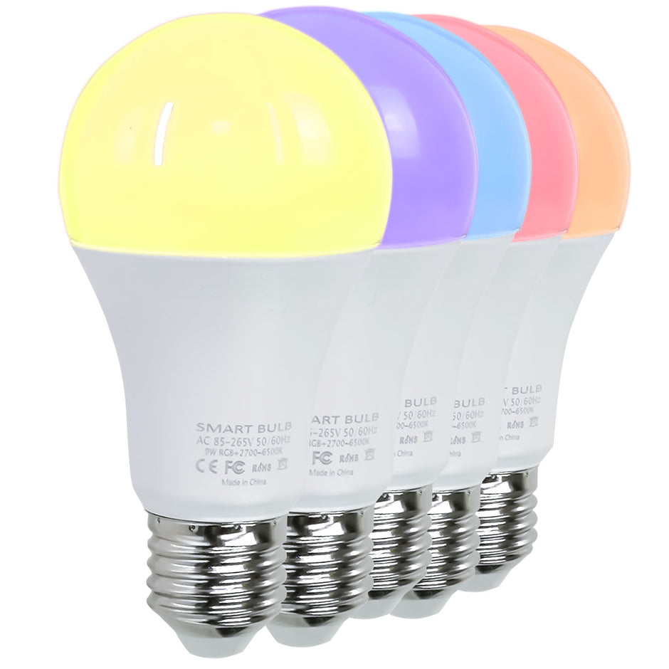 Foco RGB Inteligente 9W E27 Compatible con Alexa y Google | IOT-BULBRGB