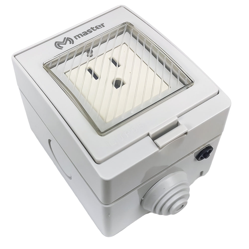 Enchufe Inteligente WiFi Exterior IP55 10A Compatible con Alexa y Google | IOT-EXTPLUG